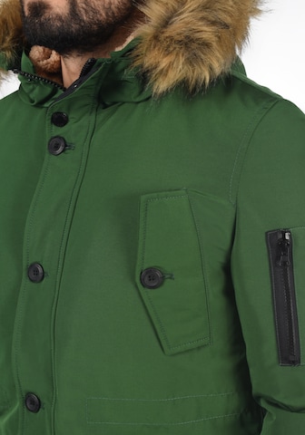 INDICODE JEANS Winterparka 'Ruffy' in Groen