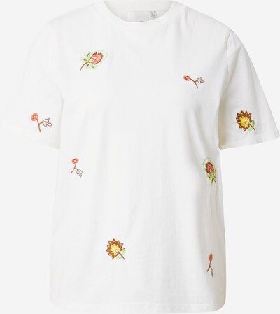 Y.A.S T-Shirt 'SENJA' in hellblau / braun / rosa / weiß, Produktansicht