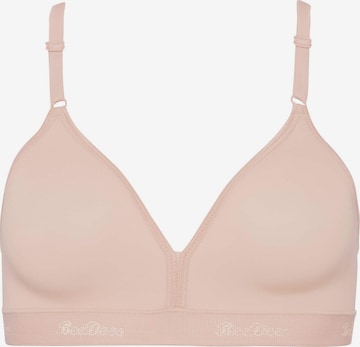 BeeDees Bra 'BH Microfun N' in Beige: front
