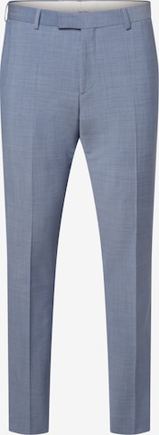 STRELLSON Slim fit Pleated Pants 'Madden 2.0' in Blue: front