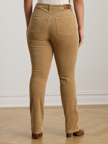 Lauren Ralph Lauren Plus - regular Pantalón en beige