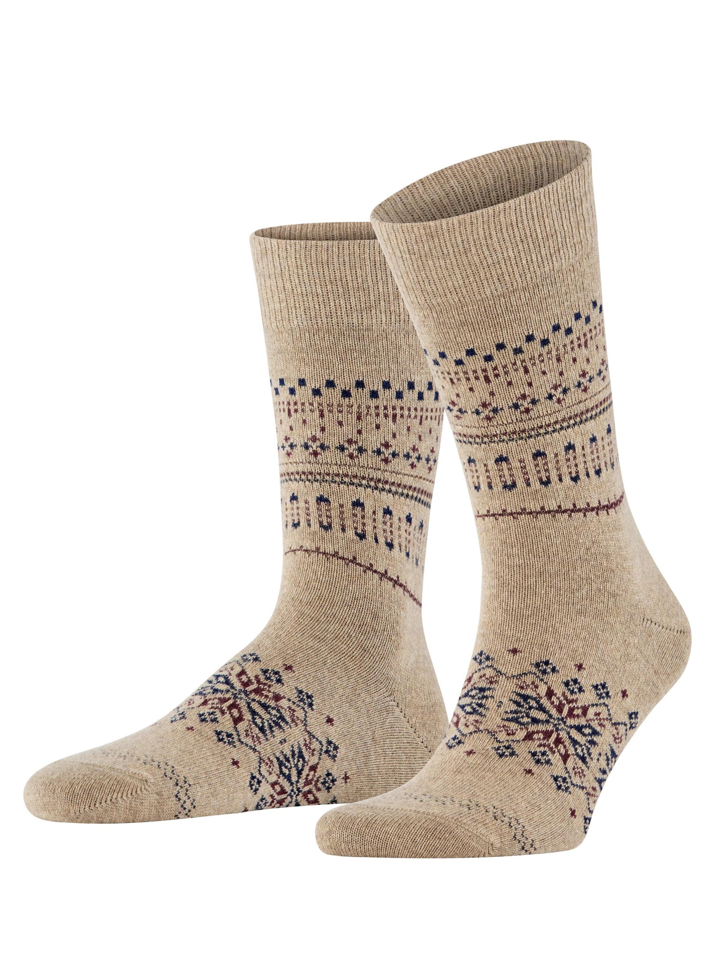 FALKE Socks 'Sky Limit' in Beige: front