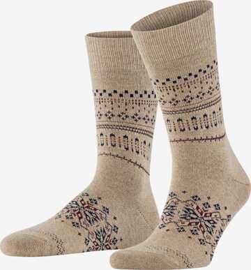 FALKE Socks 'Sky Limit' in Beige: front