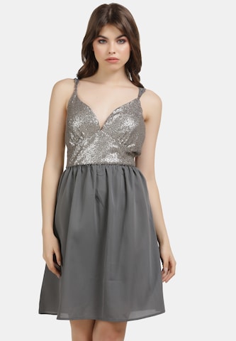 myMo at night Cocktail Dress in Grey: front