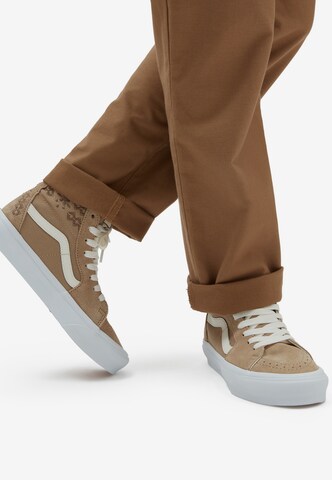 VANS Sneakers hoog '6117 SK8' in Bruin: voorkant