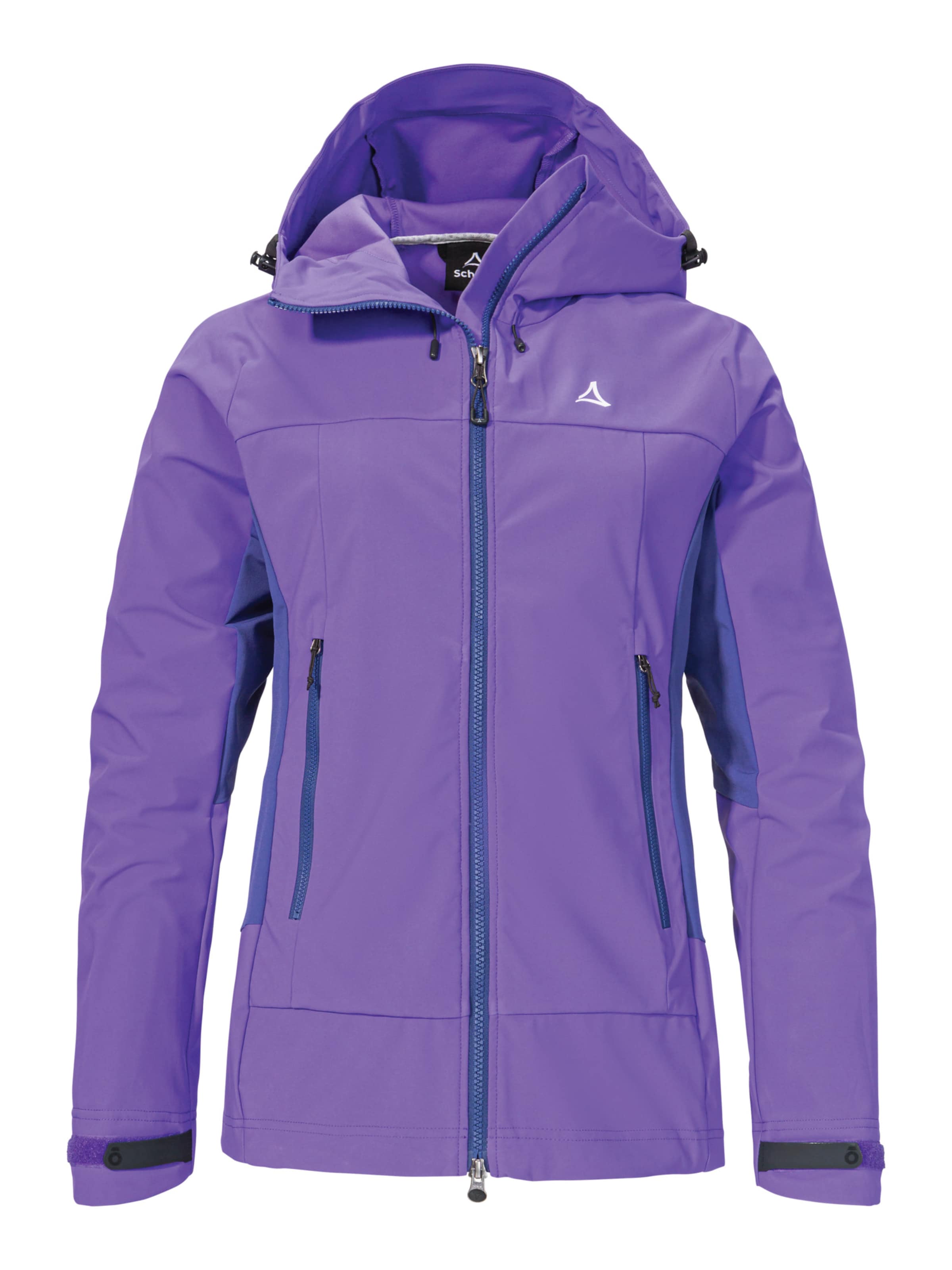 Veste outdoor ' Mountain Softshell Jk Style Blaueis WMS ' Schöffel en violet : devant