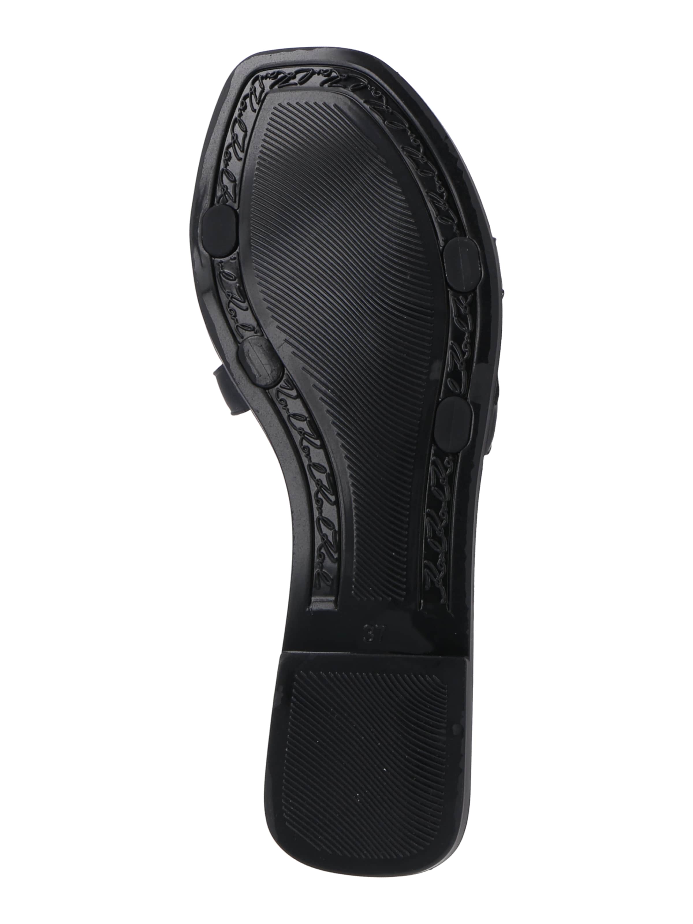 Zoccoletto 'Jelly' di Karl Lagerfeld in nero