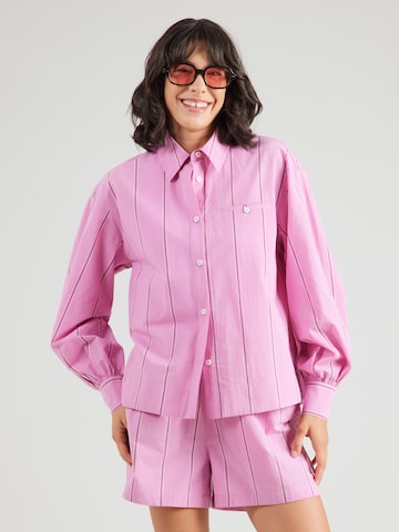 FRNCH PARIS Bluse i pink: forside