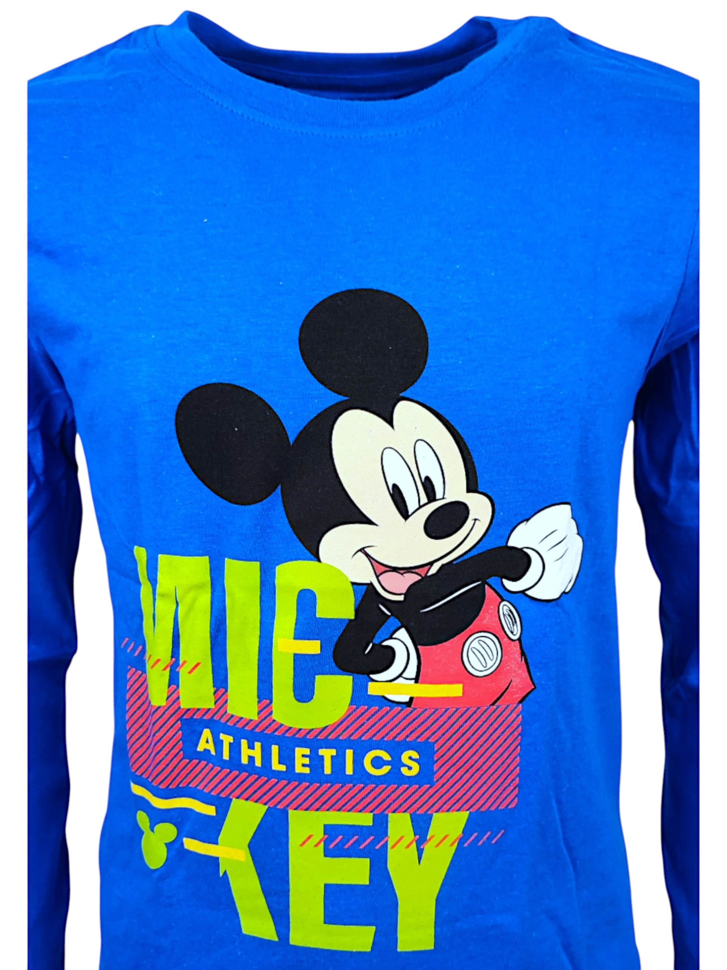 Disney Mickey Mouse & friends Shirt 'Mickey Mouse' in Blue
