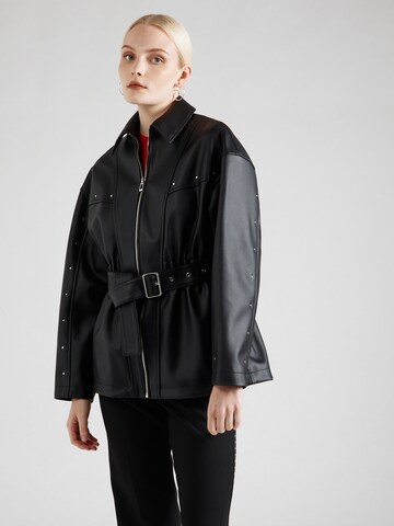 HUGO Between-Season Jacket in Black: front