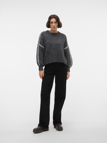 VERO MODA Sweater 'ZEN' in Grey