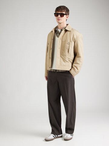 BOSS Between-season jacket 'C-Coveglow' in Beige
