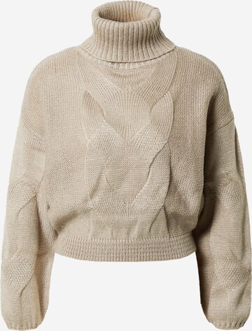 24COLOURS Sweter w kolorze beżowy: przód