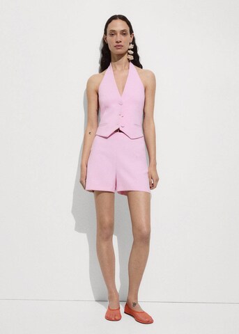 MANGO Regular Broek 'Lilo' in Roze: voorkant