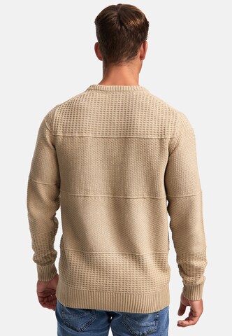 INDICODE JEANS Sweater ' Justice ' in Beige