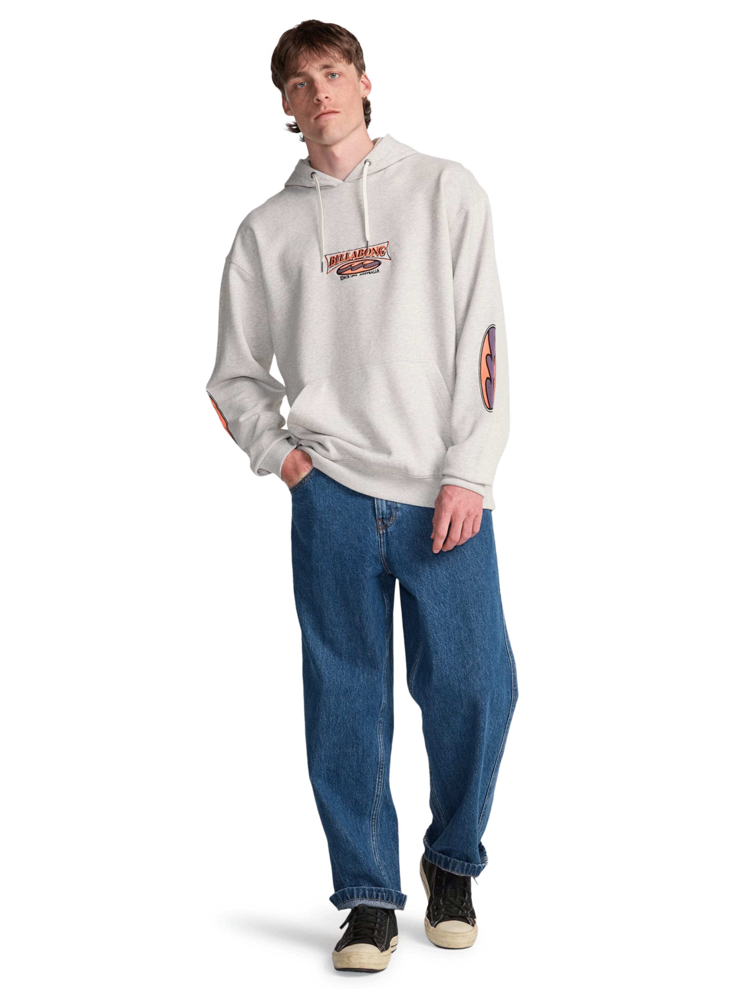 Bluză de molton 'Since 73 Burleigh' de la BILLABONG pe gri