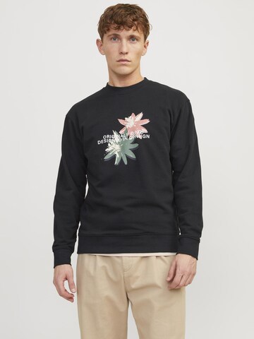 JACK & JONES Sweatshirt 'TAMPA' i sort: forside