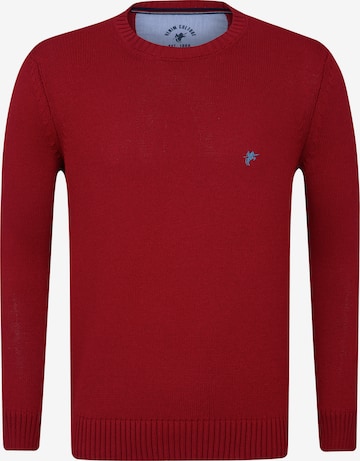 DENIM CULTURE Pullover 'Brian' in Rot: predná strana