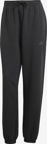ADIDAS PERFORMANCE Workout Pants 'Designed For Training' in Black: front