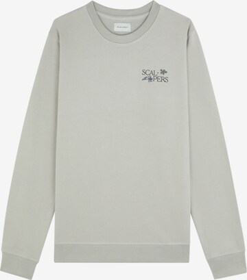 Scalpers Sweatshirt 'Plant' in Grey: front