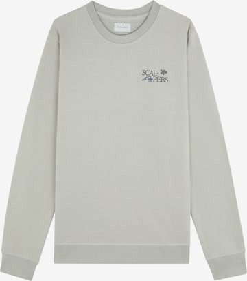 Scalpers Sweatshirt 'Plant' i grå: forside