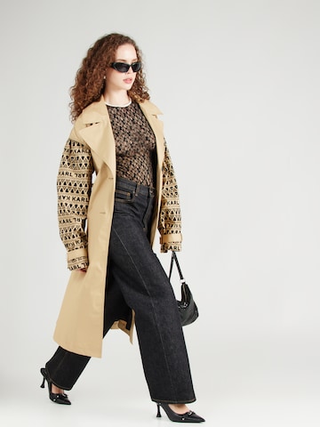 Karl Lagerfeld Ανοιξιάτικο και φθινοπωρινό παλτό σε μπεζ
