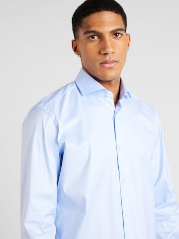 BOSS Black Regular Fit Hemd 'H-JOE' in Blau