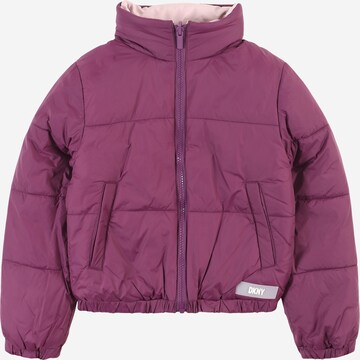 Veste mi-saison DKNY en violet : devant