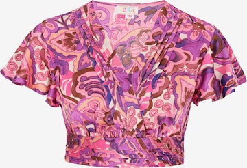 Chemisier 'Festival' IZIA en rose : devant