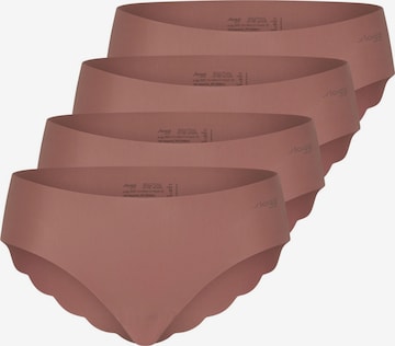 SLOGGI Boyshorts 'ZERO Microfibre 2.0' in Brown: front