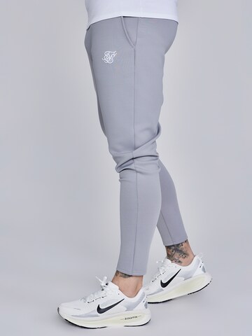 SikSilk Slim fit Sports trousers 'Essentials Poly' in Grey