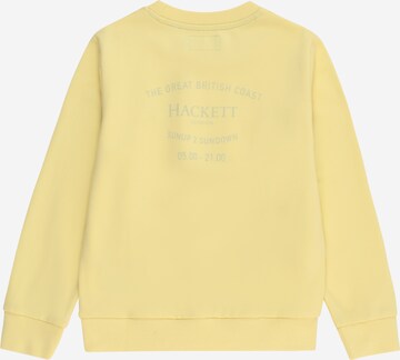 Hackett London Sweatshirt 'HACKETT' i gul