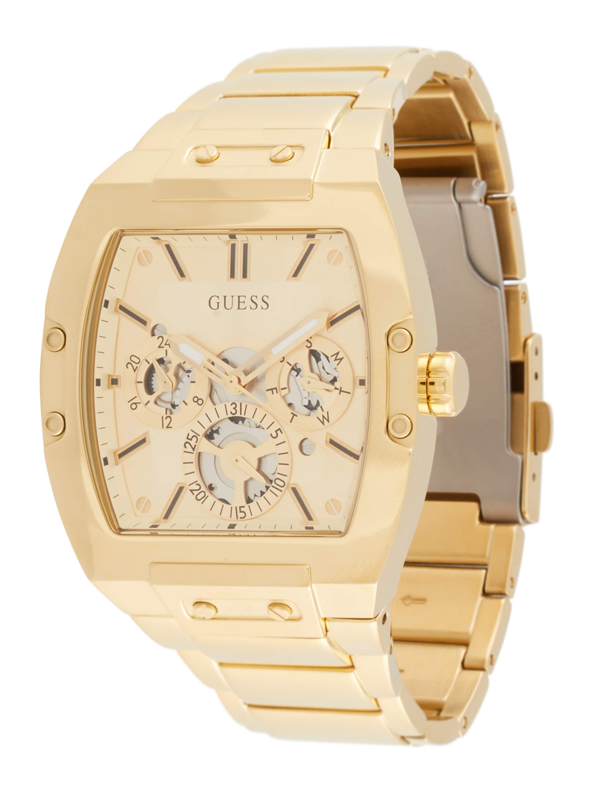 GUESS Analog Watch in Gold: front