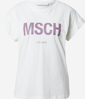 Tricou 'Alva' de la MSCH COPENHAGEN pe alb: față