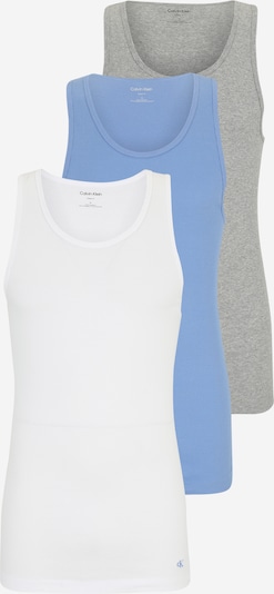 Apatiniai marškinėliai iš Calvin Klein Underwear, spalva – mėlyna / pilka / balta, Prekių apžvalga