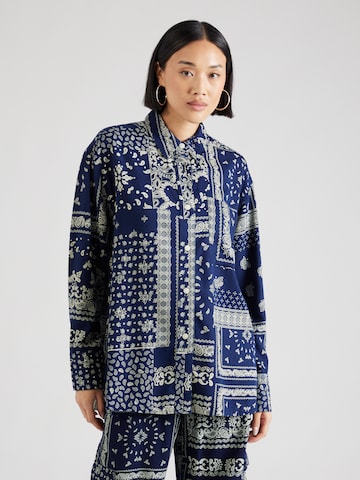 River Island Blouse in Blauw: voorkant