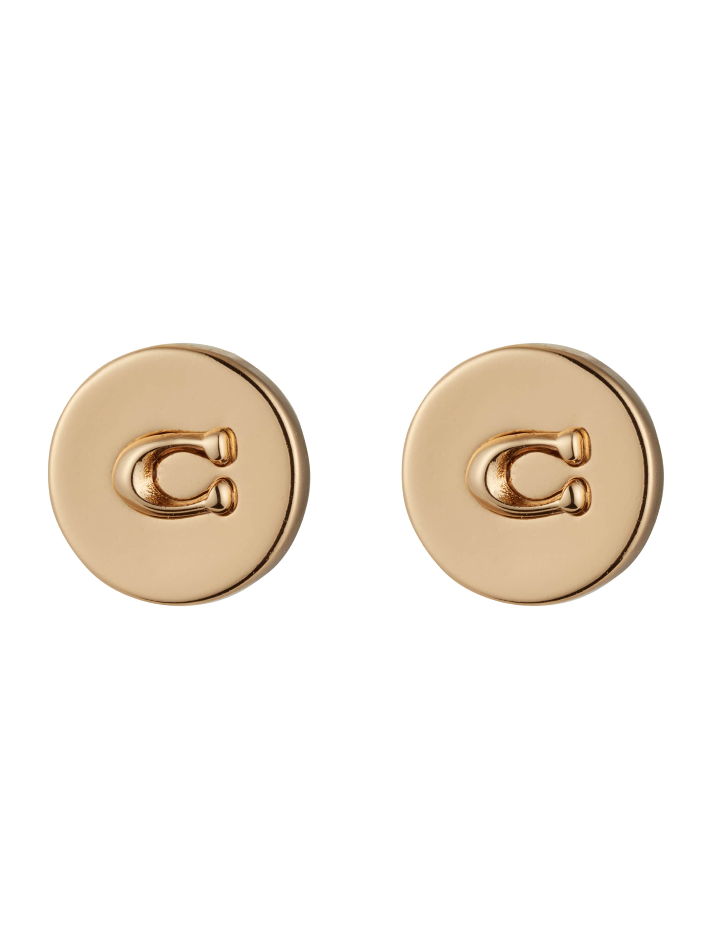 COACH Fülbevalók - arany: elől