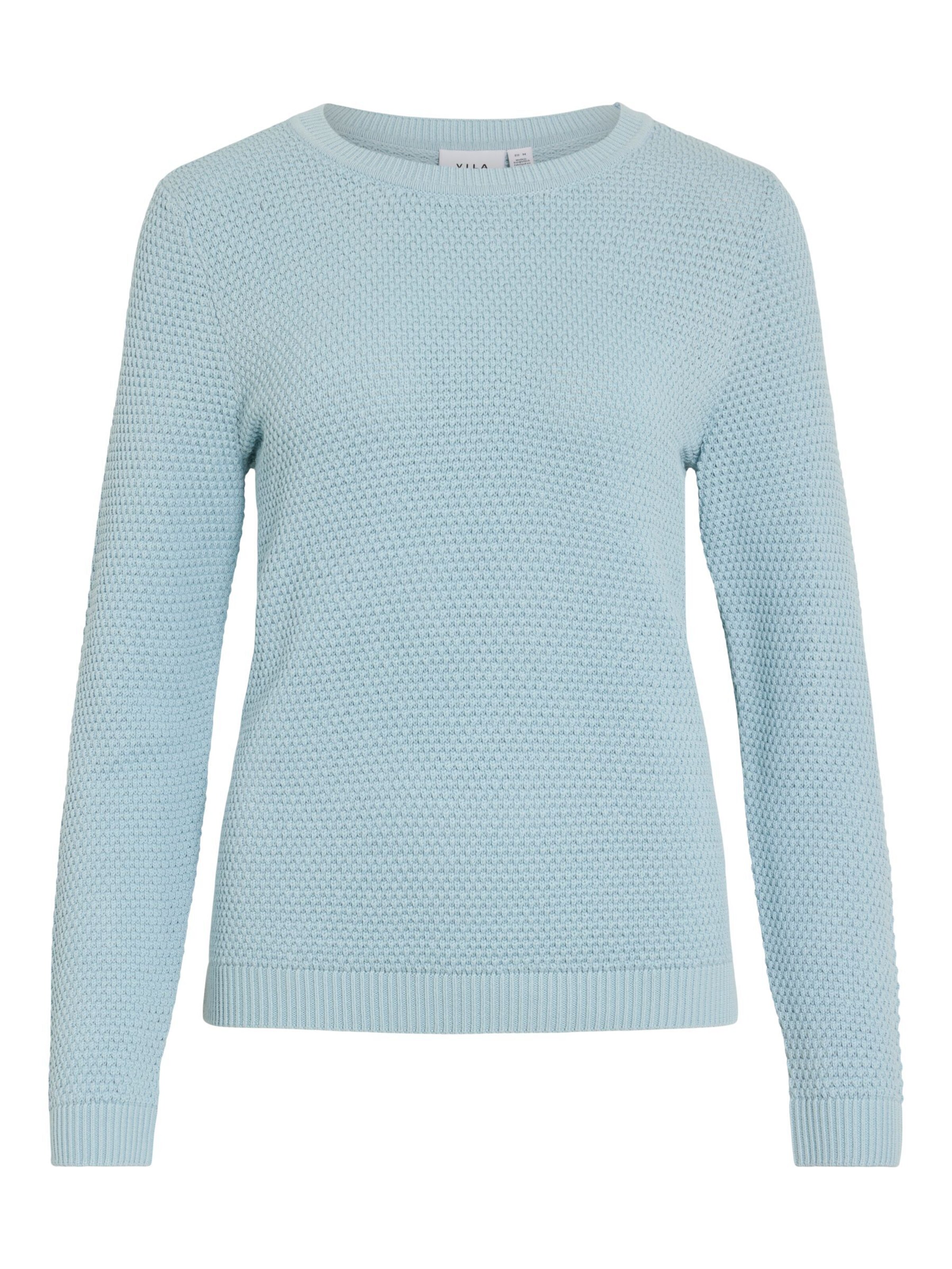 VILA Trui in de kleur Blauw, Productweergave