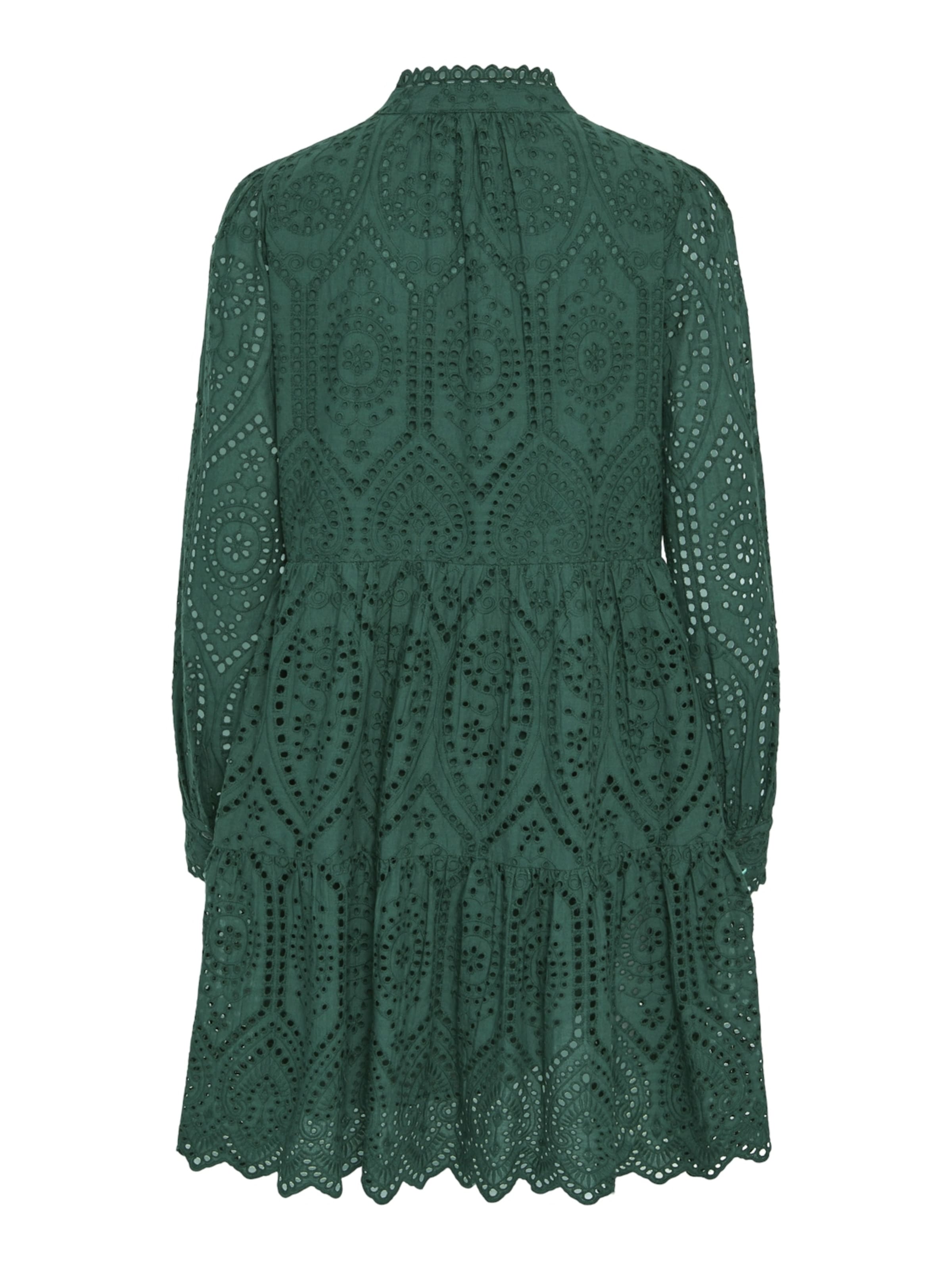 Rochie tip bluză 'Yasholi' de la YAS pe verde