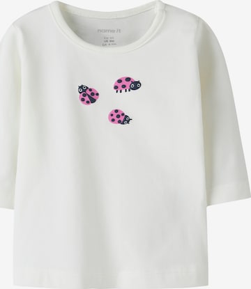 NAME IT Shirt 'NBFVUBIE' in Weiß: Vorderseite