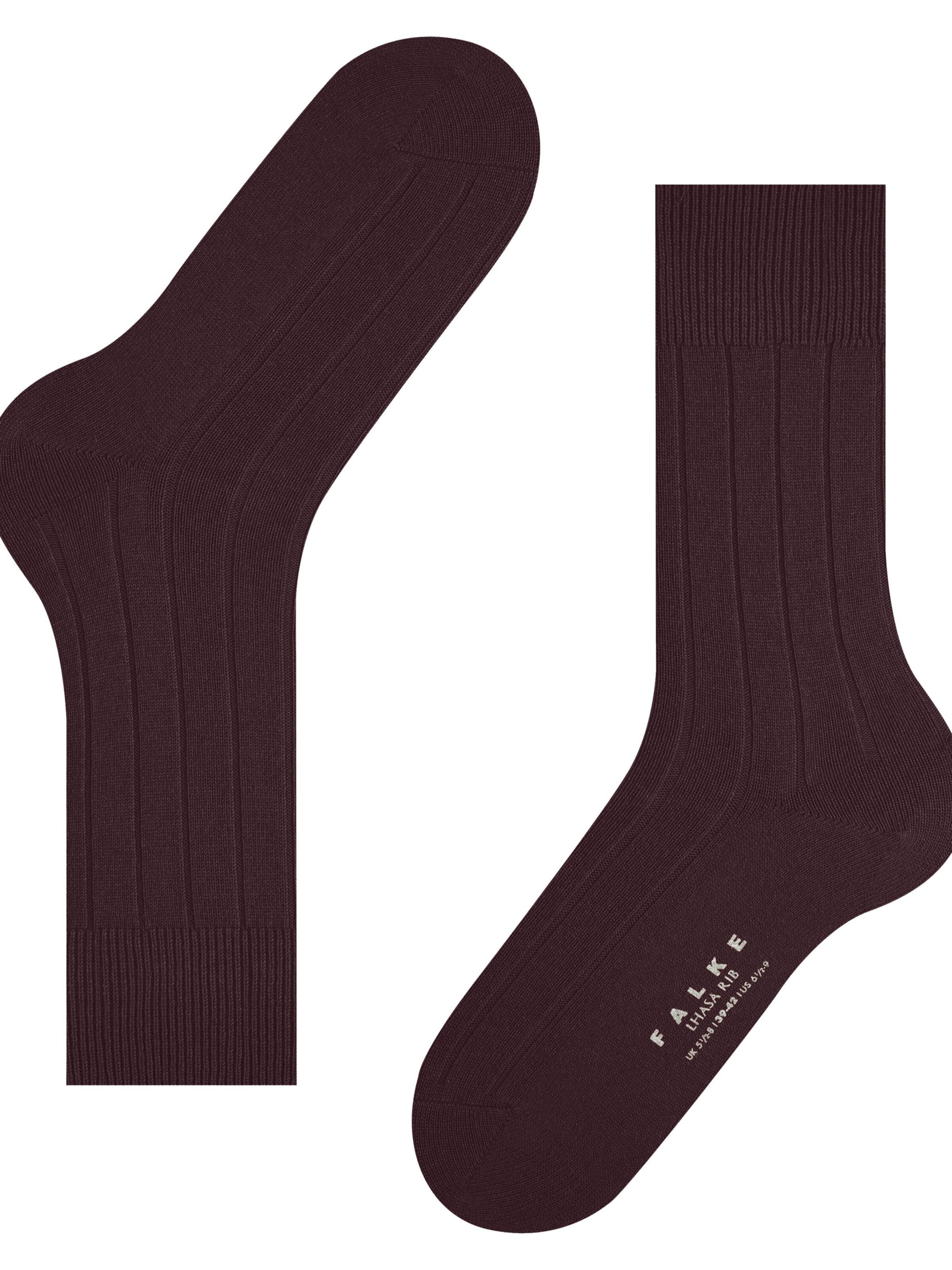 FALKE Socks 'Lhasa Rib' in Red