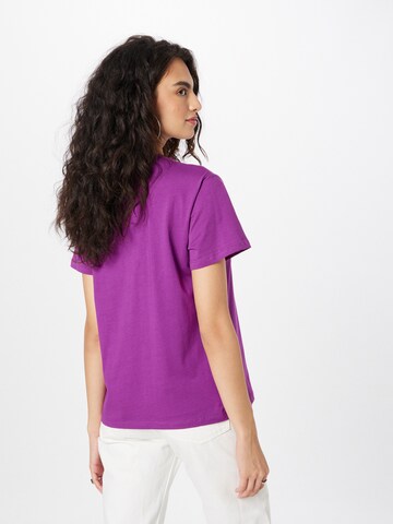 PIECES T-Shirt in Lila