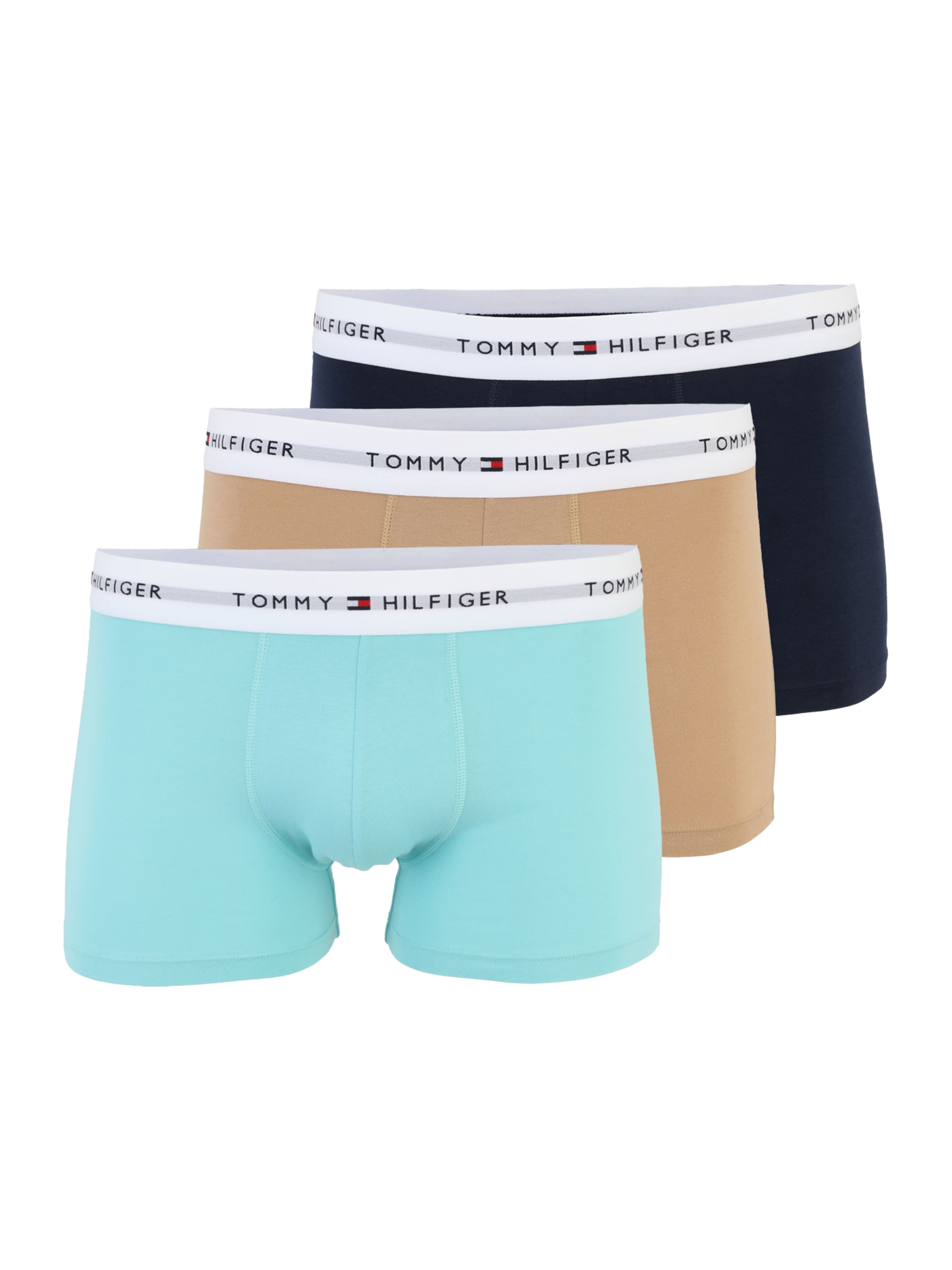 Boxeri de la Tommy Hilfiger Underwear pe bej: față