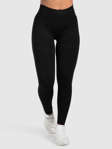 Smilodox Skinny Leggings ' Sonnia ' in Zwart: voorkant