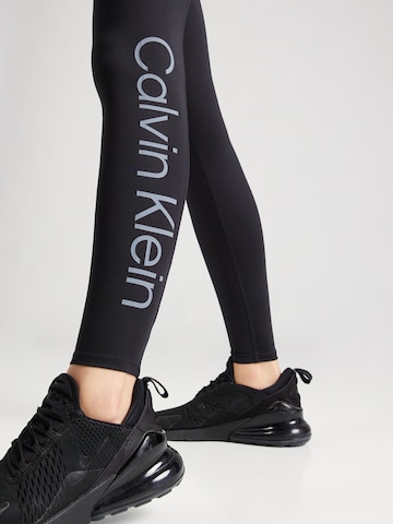 Calvin Klein Sport Skinny Workout Pants in Black