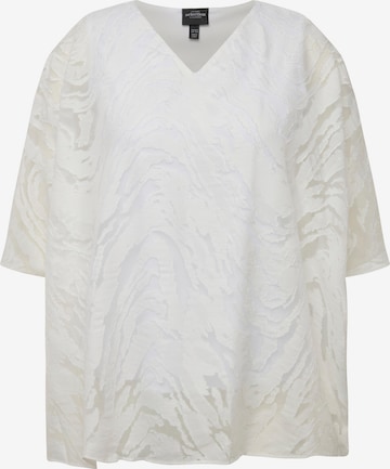 Ulla Popken Blouse in Wit: voorkant