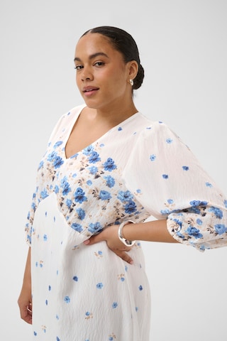 KAFFE CURVE Kleid 'Rosa' in Blau