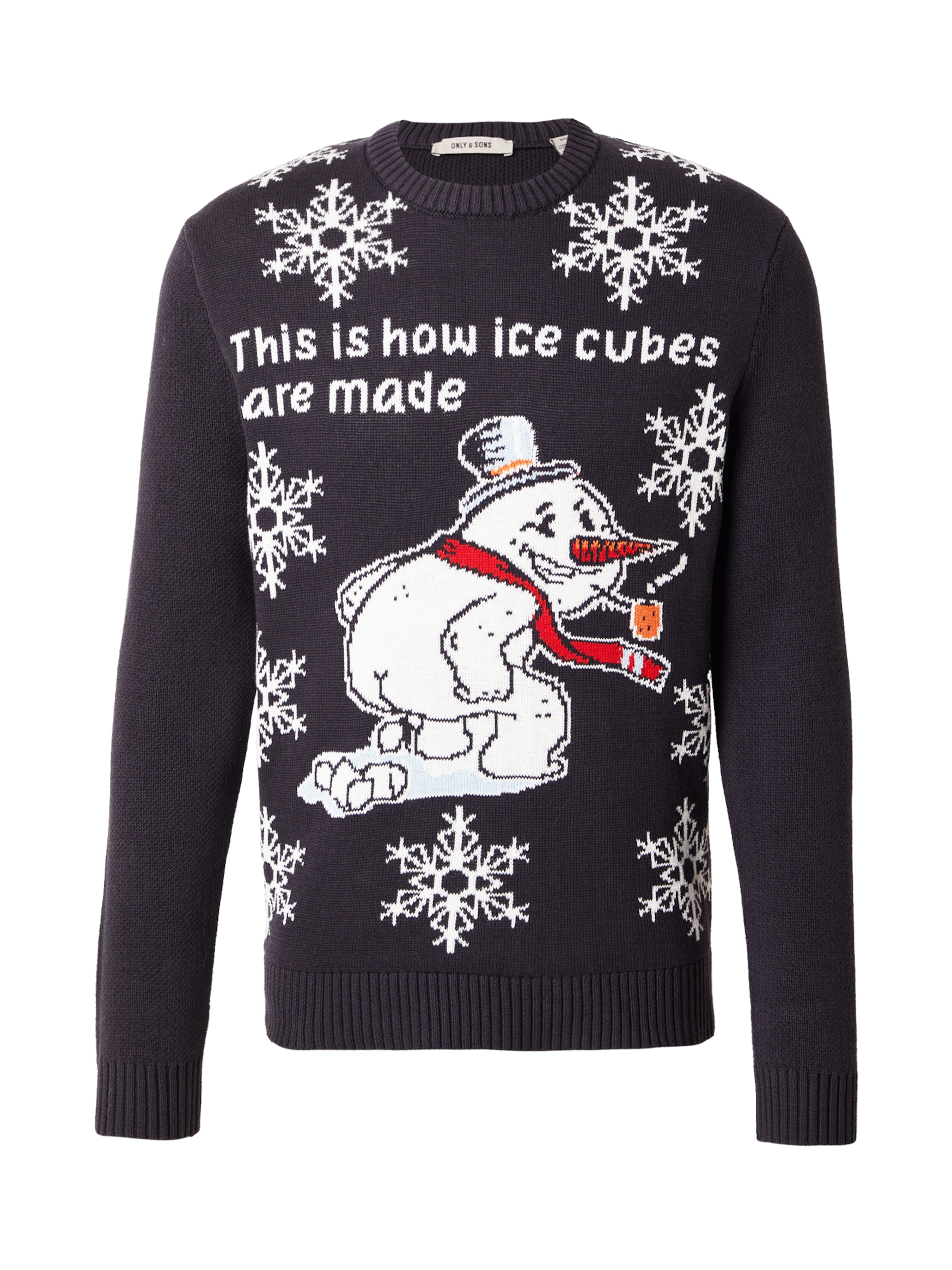 Only & Sons Pullover 'ONSX-MAX SNOW' i blå: forside