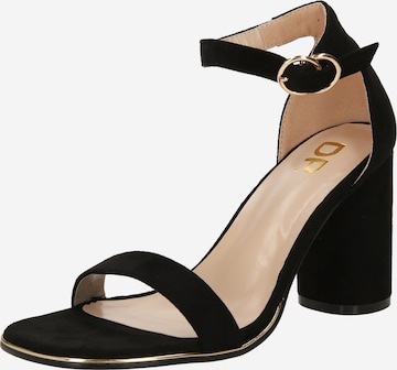 Dorothy Perkins - Sandálias com tiras 'Sweetie' em preto: frente