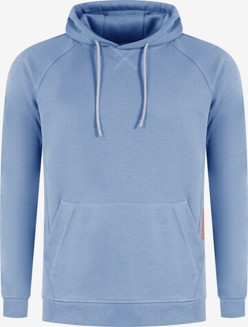 Smilodox Sweatshirt 'Leon' in Blauw: voorkant
